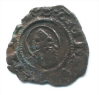 MILANO SECONDA REPUBBLICA DENARO CON SANT' AMBROGIO 1447 - 1450 - Monedas Feudales