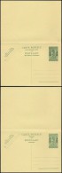 Ruanda Urundi - Postal History Rare Old UNUSED DOUBLE Postcard OVERPRINT DB.269 - Stamped Stationery