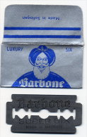 LAMETTA DA BARBA "BARBONE" Lamette Hojas Hoja Afeitar Razor Blades Blade Rasierklingen Lames Lame Rasoir - Razor Blades