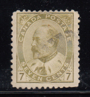 Canada Used Scott #92 7c Edward VII - Gebruikt