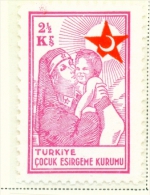 TURKEY  -  1940  Postal Tax  Child Welfare  21/2k  Mounted/Hinged Mint - Nuovi