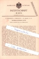 Original Patent - H. Kerrinnes In Jorksdorf B. Groß Baum , 1898 , Zerkleinern Von Torf , Ostpreußen !!! - Ostpreussen