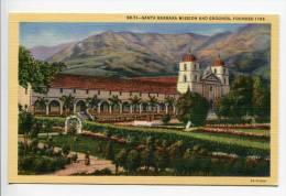 OE6/ Santa Barbara Mission And Frounds, Est. 1786 - Santa Barbara