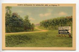 OE6/ North Entrance To Winslow AR On Highway 71 - Autres & Non Classés