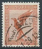 1926-27 GERMANIA WEIMAR USATO POSTA AEREA AQUILA 50 P - G4-2 - Airmail & Zeppelin