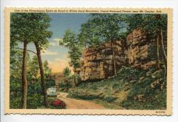 OE6/ Picturesque Spot  Rock Mountains Ozark National Forest AR (with Automobile) - Other & Unclassified