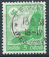 1934 GERMANIA TERZO REICH USATO POSTA AEREA AQUILA 5 P - G4-3 - Luchtpost & Zeppelin