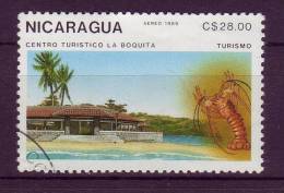 Nicaragua YV PA 1275 O 1989 Langouste - Crustacés