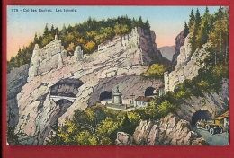 DSK-14 Col Des Roches Les Tunnels. Cachet Les Brenets 1930  Soc. Générale 1179. Litho - Les Brenets