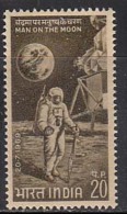 India 1969 MNH,  First Man On Moon, Astronaut, Globe, Astronomy, Space, Costume - Nuovi