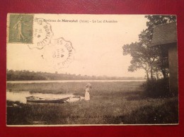 38 Isere MORESTEL (environs De) Le Lac D'Arandon (RARE) + Ambulant MONTALIEU à ? - Morestel