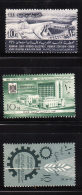 Egypt 1960 Group Of Three Building Mint - Unused Stamps