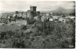 CPSM 63 CHATEAUGAY VUE GENERALE DU SOMMET DU DONJON CARRE PANORAMA - Autres & Non Classés