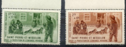 SAINT-PIERRE Et MIQUELON : Oeuvre De Protection De L'Enfance Indigène : Dispensaire, Femme, Enfants - Santé - - Unused Stamps