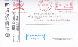 Italy 2006 Prepaid Election Card Sent To Australia - Autres & Non Classés