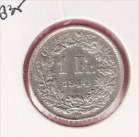 ZWITSERLAND 1 FRANC 1944 SILVER - Andere & Zonder Classificatie