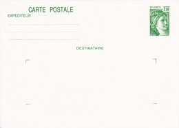 C01-052 - France CEP - Carte Entier Postal  Du 0-1-1900 - COB  - Cachet De  - Série  -  - 1€ - Lots Et Collections : Entiers Et PAP