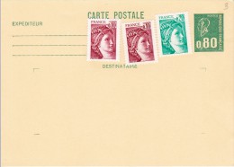 C01-074 - France CEP - Carte Entier Postal  Du 0-1-1900 - COB  - Cachet De  - Série  -  - 1€ - Verzamelingen En Reeksen: PAP