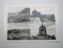 Porta Westfalica , Schöne Karte  , Bahnhof , 2 Scans - Porta Westfalica