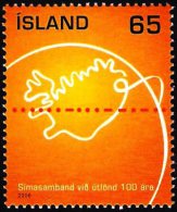 Iceland Island 2006 (13) - International Phone Service In Iceland 100 Years - Unused Stamps