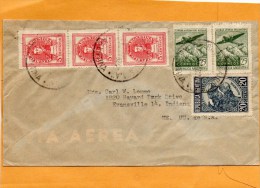 Argentina Old Cover Mailed To USA - Covers & Documents