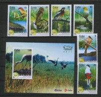 CUBA-MNH** SET+BLOCK-FAUNA-BIRDS-2011. - Piciformes (pájaros Carpinteros)