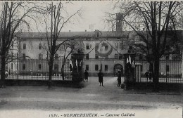 CARTE POSTALE ORIGINALE ANCIENNE : GERMERSHEIM ; CASERNE MILITAIRES FRANCAIS GALLIENI ; ALLEMAGNE - Germersheim