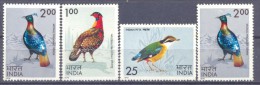 1975. India, Birds Of India, 4v, Mint/** - Unused Stamps