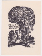 Ex-Libris érotique - Frantisek Navratil - 1963 - Collection Paul Pfister - Bookplates