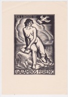 Ex-Libris érotique - Galambos Ferenc - Par Drahos Istvan - Ex-libris