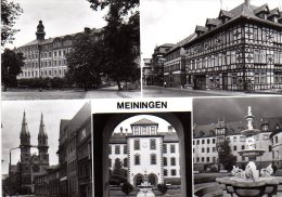 Meiningen - S/w Mehrbildkarte 3 - Meiningen