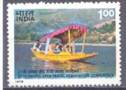 1978. India, 27th Pacific Area Travel Association Conference, 1v, Mint/** - Unused Stamps