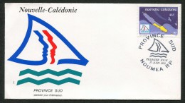 NOUVELLE CALEDONIE- Enveloppe 1er Jour- 17 Juin 1991- Province Sud - FDC
