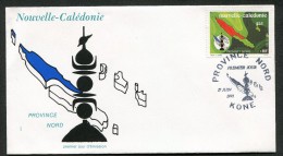 NOUVELLE CALEDONIE- Enveloppe 1er Jour- 17 Juin 1991- Province Nord - FDC