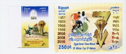 Egypte 2010-Coupedu Monde Football-série+bloc***MNH - 2010 – África Del Sur