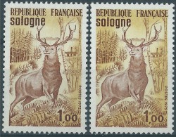 [04] Variété : N° 1725 Sologne Impression Défectueuse Du Paysage + Normal  ** - Unused Stamps