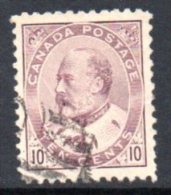 Canada KEVII 1903-12 10c Definitive, Used - Usati