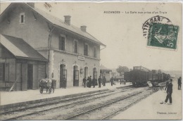 23  -  AUZANCES -  La Gare Vue Prise D'un Train - Rare - Auzances