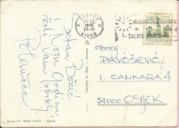 Send Greetings Cards Earlier, Zagreb, 12.12.1973., Yugoslavia, Postcard - Autres & Non Classés