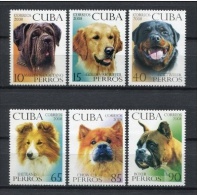 CUBA 2008 - PERROS - CHIENS  - DOGS - 6 SELLOS - Ungebraucht