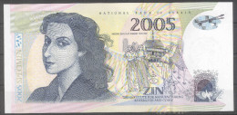 Serbia – The Institute For Manufacturing Banknotes And Coins (ZIN) 2005 Milena Pavlovic Barilli Test Note AUNC - Serbie