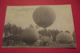 C P Campement De Sapeurs Aerostiers Gonflement De Ballons - Mongolfiere