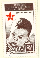 TURKEY  -  1941/4  Child Welfare  20p  Mounted/Hinged Mint - Ongebruikt