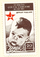 TURKEY  -  1941/4  Child Welfare  20p  Mounted/Hinged Mint - Neufs