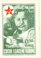 TURKEY  -  1943  Child Welfare  0.50k  Mounted/Hinged Mint - Ungebraucht