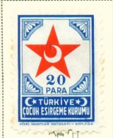 TURKEY  -  1943  Child Welfare  20p  Mounted/Hinged Mint - Unused Stamps
