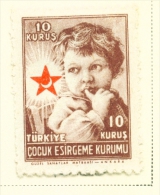 TURKEY  -  1945  Child Welfare  10k  Mounted/Hinged Mint - Nuovi