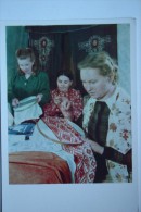 Belarus.Belorussian Embroidery  - Old USSR PC 1957 - Bielorussia