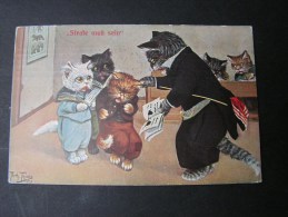 == Arthur Thiele  , Katzen  Strafe Muss Sein  ,  München 1911 - Thiele, Arthur