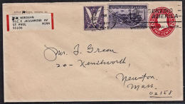 A5380 USA 1972, Pre-paid Cover To Newton - 1961-80